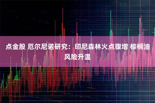 点金股 厄尔尼诺研究：印尼森林火点骤增 棕榈油风险升温